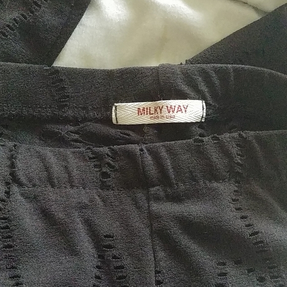 Milky Way black leggings - Picture 2 of 3
